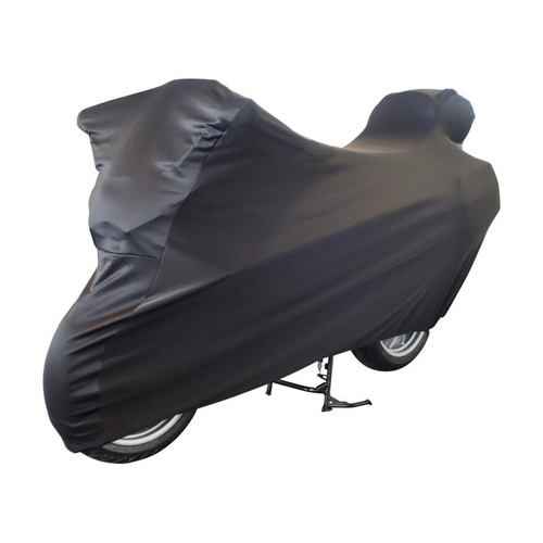 DS Covers Funda protectora flexible para motocicleta con baúl - (Elija el tamaño)