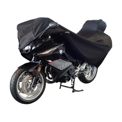 Flex Indoor Cover für Motorrad mit Topcase - (Größe Wählen)