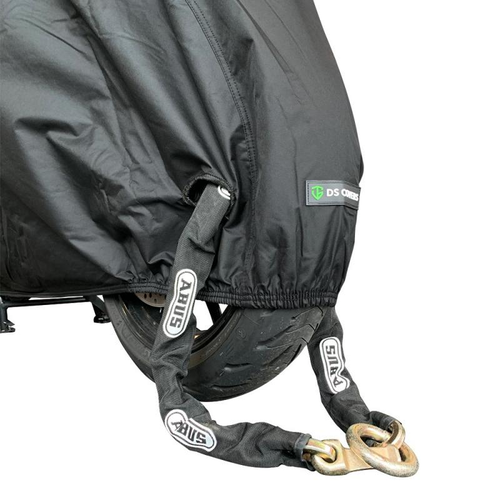 DS Covers Alfa Outdoor Cover für Motorräder mit Topcase - (Größe Wählen)