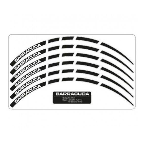 Barracuda Kit Strisce Cerchi Universali per Moto/Maxiscooter | (Scegli il Colore)