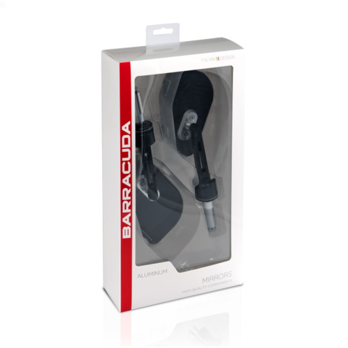 BARRACUDA　B-LUXシリーズ　SKIN-S　ミラーセット　ゴールド BARRACUDA - Handlebar End Mirror Skin-X Bar End B-LUX