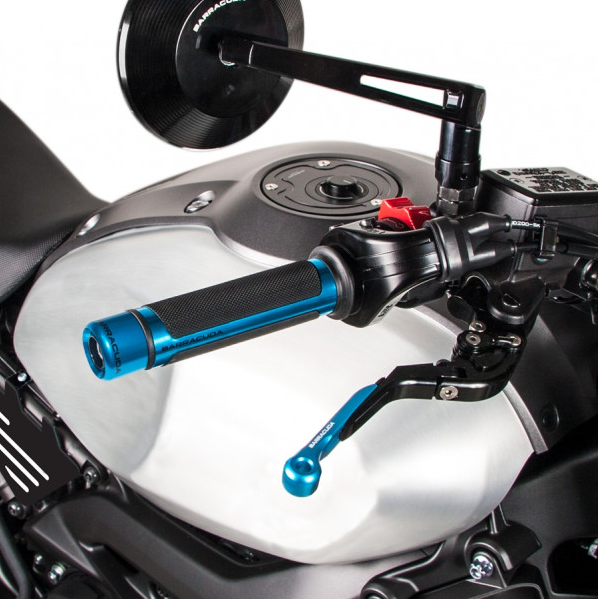 thumbnail image 2 of Barracuda Universal Knobs Basic Ring – Rubber & Aluminum For Kawasaki Z 750 2 of 5