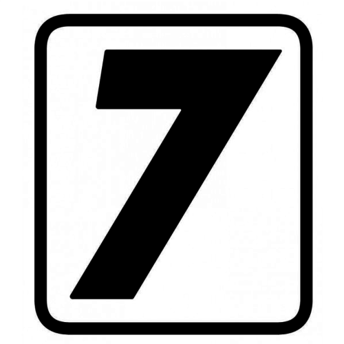 Barracuda Numéros D'autocollants Universels | Pièce Unique