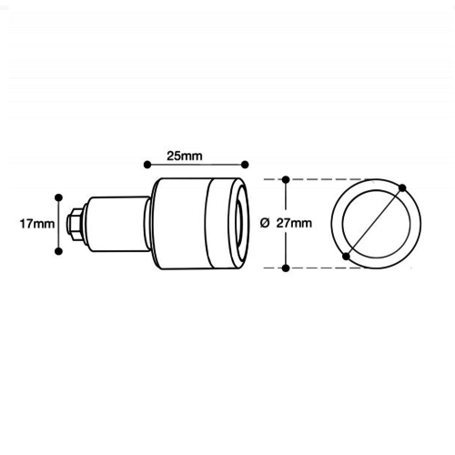 Barracuda Universele B-Lux Trillingsdempers per Paar | (Kies een Kleur)