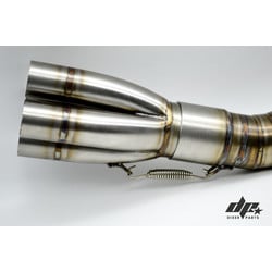Exhaust Muffler 4in1 Collector +db Killer | BMW K100/K1100 Cafe Racer Tail Pipes