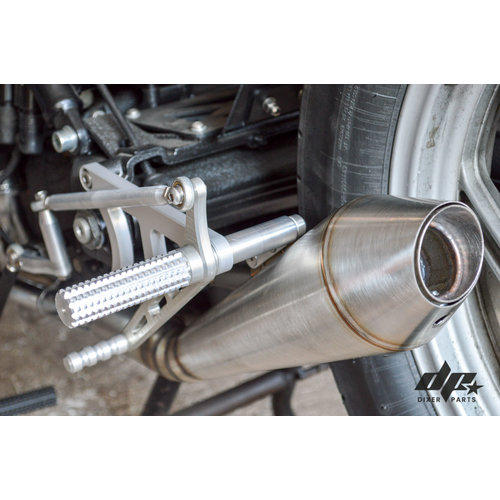 Dixerparts Supports d'échappement pour Commandes Reculées Courtes et Longues | BMW K75