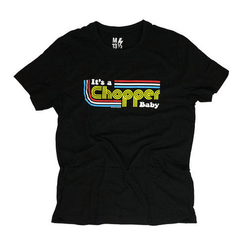 13½ It's a Chopper Baby Male T-Shirt| Black