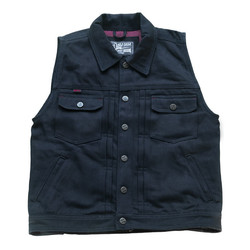 Gilet Rain Splitter Denim | Nero Denim