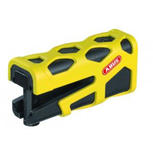 Abus Granit Sledg 77 Disc Lock Yellow with 13 mm Locking Bolt and Memory Cable