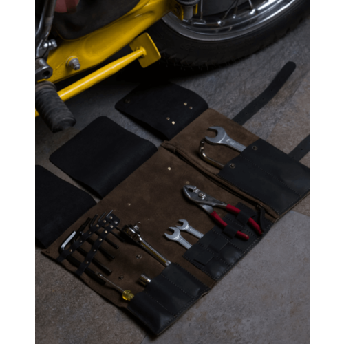 Trip Machine Werkzeugtasche Tabak Schwarz