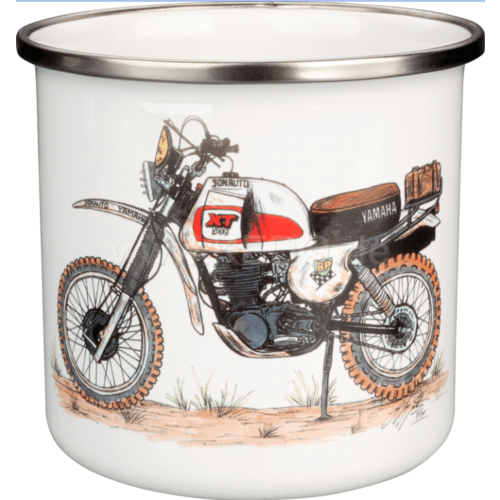 Kedo Tasse en émail XT Dakar Red