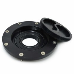 Cubierta de Gas para Tapa de Avión de llenado de Combustible para BMW K75/K100/K1100 Cafe Racer Scrambler | Negro