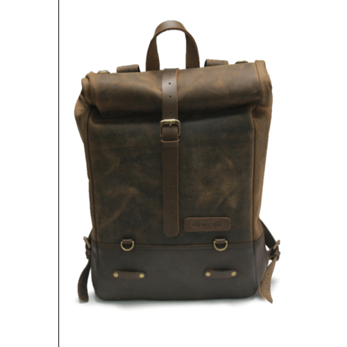 Trip Machine Backpack Pannier - Classic Roll Top Tobacco