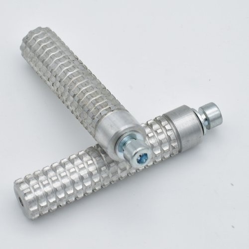 Dixerparts Gefreesde Voetsteunpennen - 22 x 100 mm | Aluminium, Zilver
