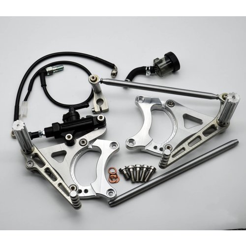 Dixerparts Voetsteun voor Bestuurder voor BMW K100/K75/K1100 Verstelbaar Model 3 Cafe Racer Scrambler