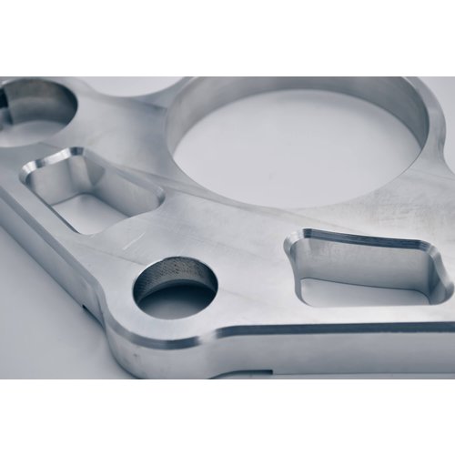 Dixerparts Abrazadera Triple árbol Superior yugo 92mm Velocímetro para BMW K75/K100/RS/RT/LT (82-91) Cafe Racer | Aluminio, Plata