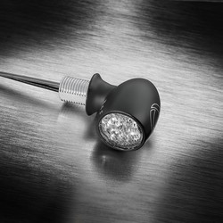 Atto RB vm LED Mini Indicator with Clear Glass | Black