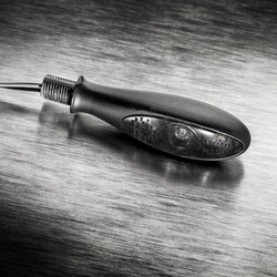 Micro S Dark Indicator with Strongly Tinted Glass | Black