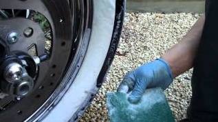 How to: Remove the Blue from White Wall Tires