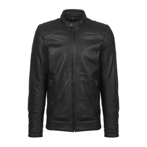 John Doe Lederjacke Roadster | Schwarz