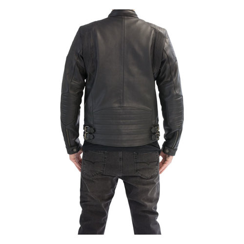 John Doe Giacca in Pelle Tecnica con XTM | Nero