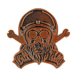 Enamel Pin Bonanza Skull Bronze