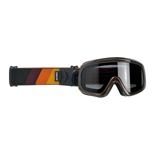 Biltwell Gafas Overland 2.0 Tri-Stripe G/R/B | Marrón