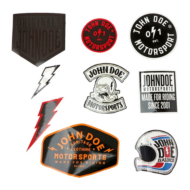 John Doe Sticker Set - CafeRacerWebshop.com