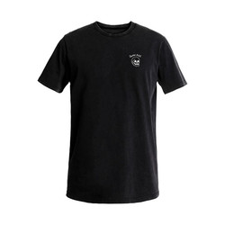 T-Shirt con Teschio Veloce dal Vivo | Nero