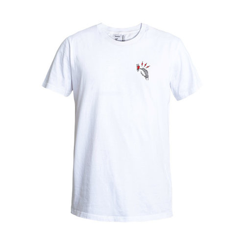 John Doe Rit op T-Shirt | Wit