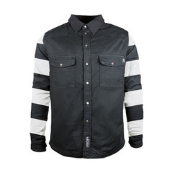 Chemise Moto XTM Prison | Noir Blanc