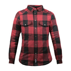 Motoshirt Dames XTM | Zwart Rood