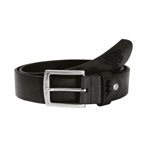 John Doe Ceinture Cuir Tigre | Noir