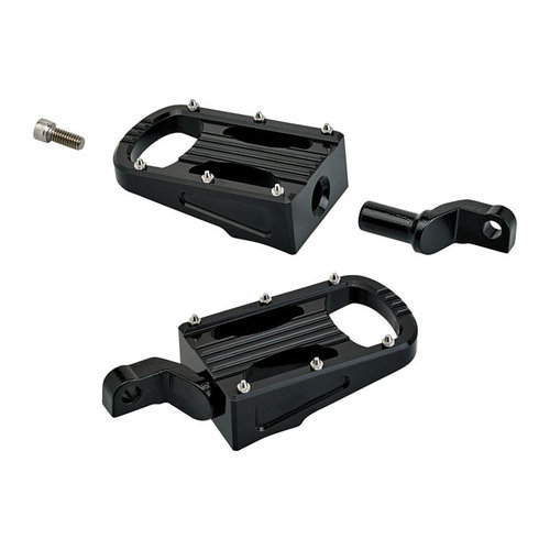 Biltwell Punisher XL Rider Fußrasten | Schwarz