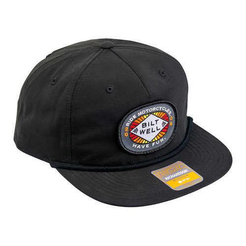 Biltwell Gorra Trasera a Presión RMHF 2 | Negro