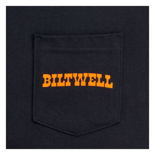 Biltwell Camiseta con Bolsillo LMTV Negra | (Elegir Tamaño)