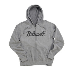 Script Zip-Up Hoodie Dark Heather | (Kies de Maat)