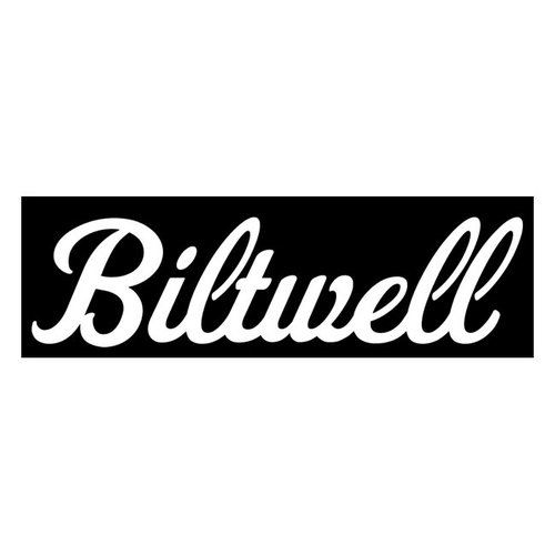 Biltwell Script Sticker Wit | (Kies de Maat)