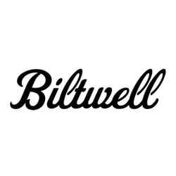 Biltwell Schriftzug Aufkleber Schwarz | (Größe Auswählen)