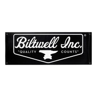 Schild Logo Winkelbanner | Zwart Wit