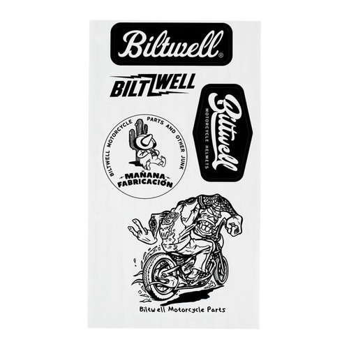 Biltwell Aufkleberblatt A