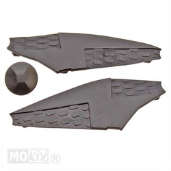 Ventilatie Hoes Set Helm | District/StreetfighterZwart