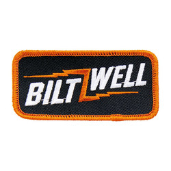 Bolt Patch 3,5" | Schwarz, Orange, Weiß