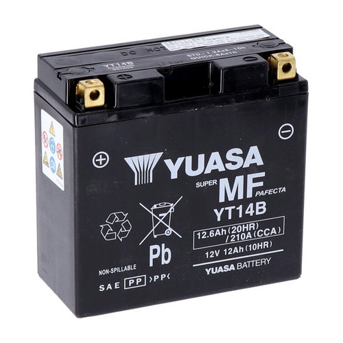 Yuasa AGM Battery YT14B-WC | Yamaha