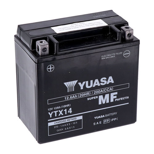 Yuasa AGM-accu YTX14-WC | Aprilia/BMW/Ducati/Honda/Kawasaki/KTM/Suzuki/Triumph/Yamaha