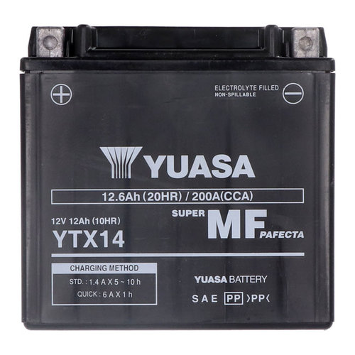 Yuasa AGM-accu YTX14-WC | Aprilia/BMW/Ducati/Honda/Kawasaki/KTM/Suzuki/Triumph/Yamaha