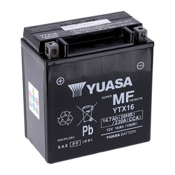 AGM Battery YTX16-WC | Suzuki/Kawasaki/Honda/Triumph