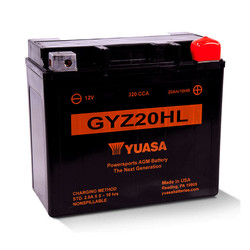 Batterie AGM série GYZ GYZ20HL | Honda/Kawasaki/Triumph/Yamaha/Indian