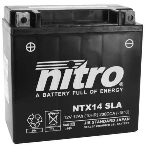 NITRO Batterie super scellée NTX14 SLA