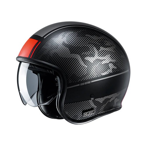HJC Helm V30 Alpi | Grau / Rot